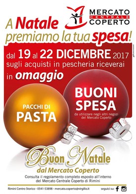 Scegli il Mercato Coperto a Natale... E premiamo la tua spesa!